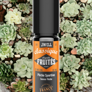 saveur pêche sportive jwell 10ml