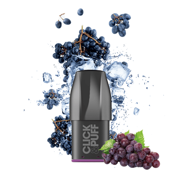 Pod x-bar click & Puff raisin glacé